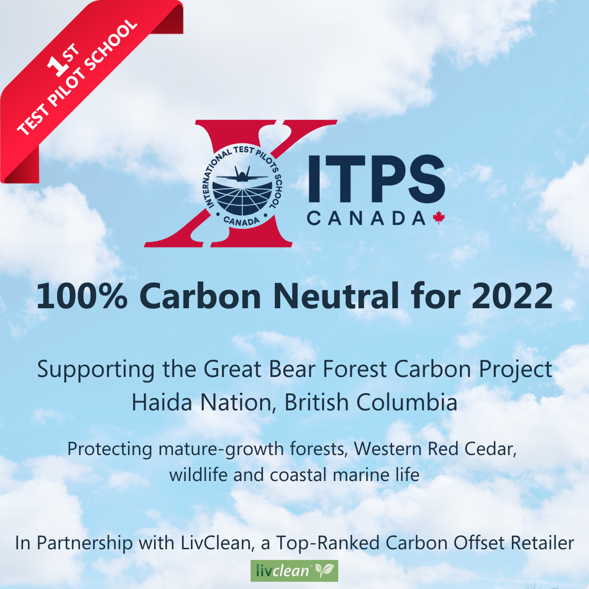 First Test Pilot School to Achieve Carbon Neutrality